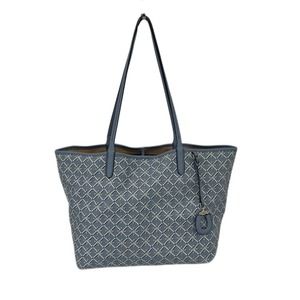 Lauren Ralph Lauren Collins 32 Blue Heritage Logo Tote One Size Bag